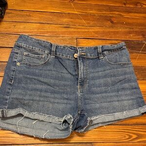 No Boundaries Blue Jean Shorts
